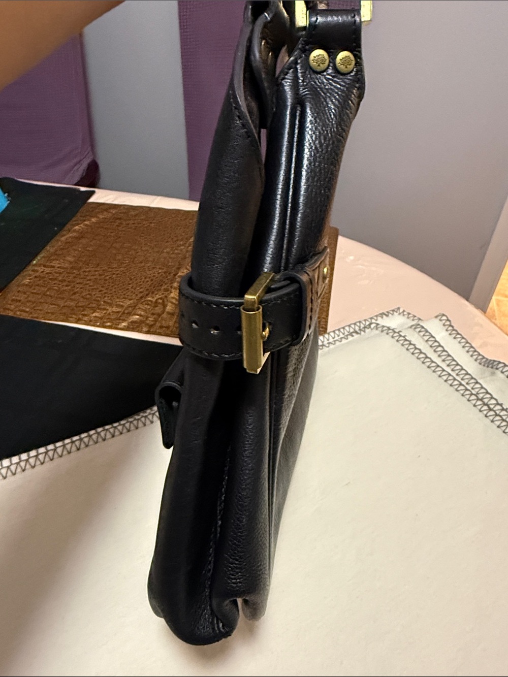 Authentic Mulberry Leather Shoulder bag. - Picture 4 of 15